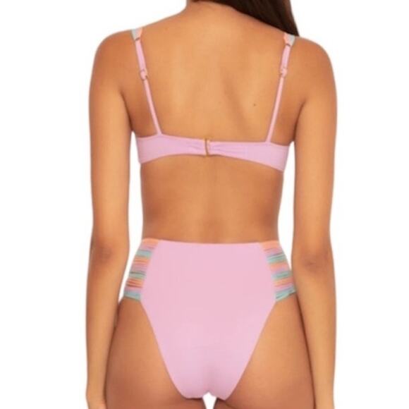 Isabella Rose Lavender Lucca Bikini Top Sz L NWT - Picture 10 of 12